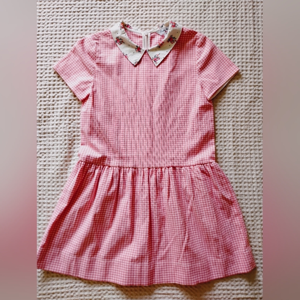 Brooks Brothers Pink Checkered Kids Dress - Picture 2 of 4